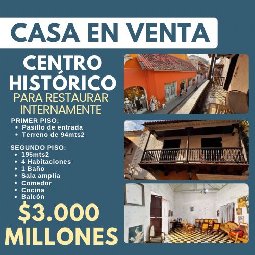 CASA EN EL CENTRO HISTÓRICO