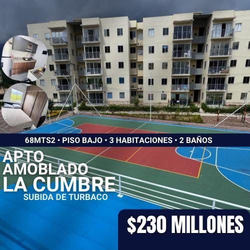 APTO AMOBLADO EN LA CUMBRE TURBACO
