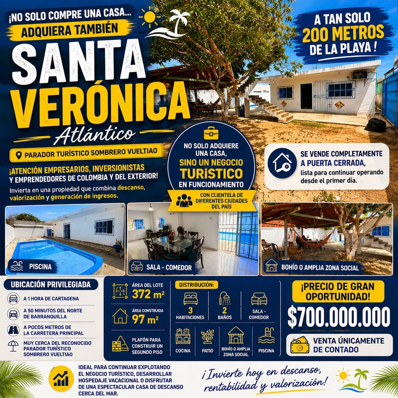 VENTA DE CASA DE DESCANSO EN SANTA VERÓNICA VENTA DE CASA DE DESCANSO EN SANTA VERÓNICA