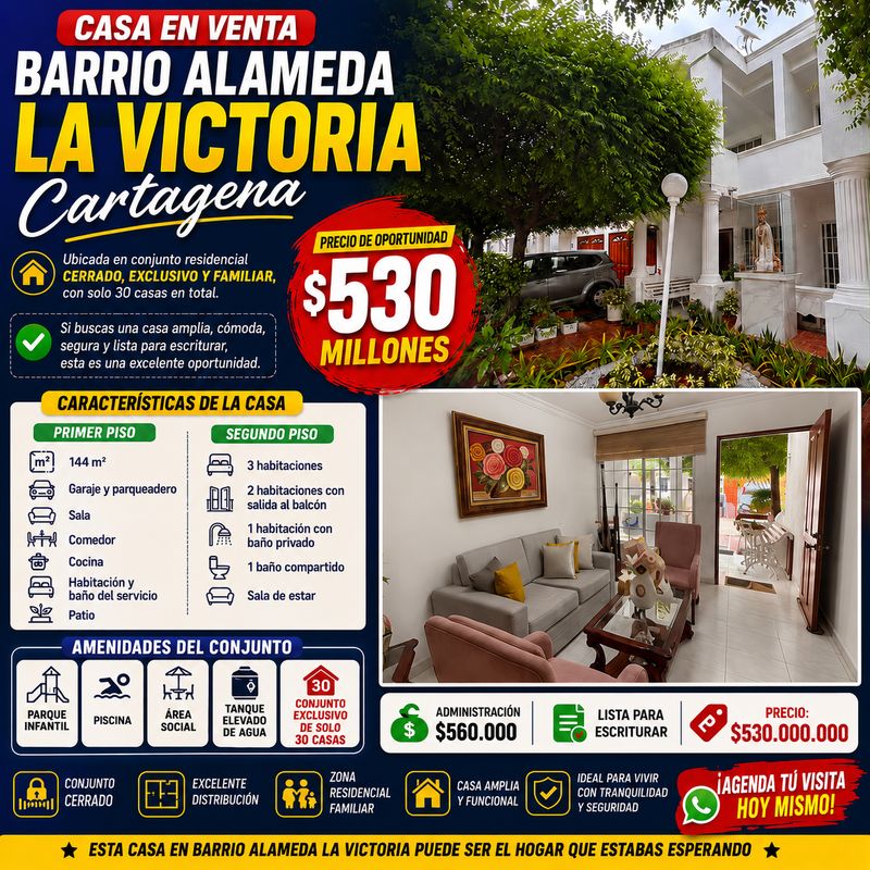 CASA EN VENTA EN ALAMEDA LA VICTORIA