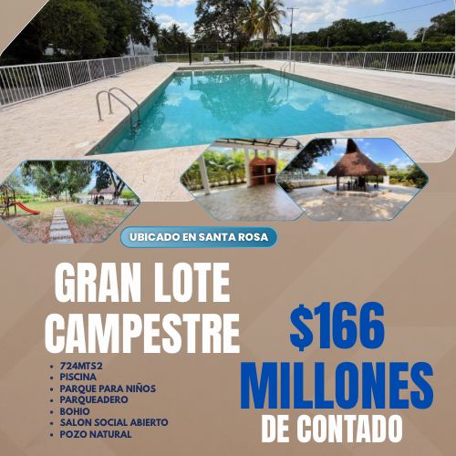 LOTE EN VENTA EN SANTA ROSA