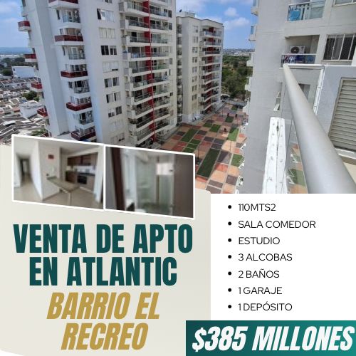 VENTA DE APTO EN ATLANTIC