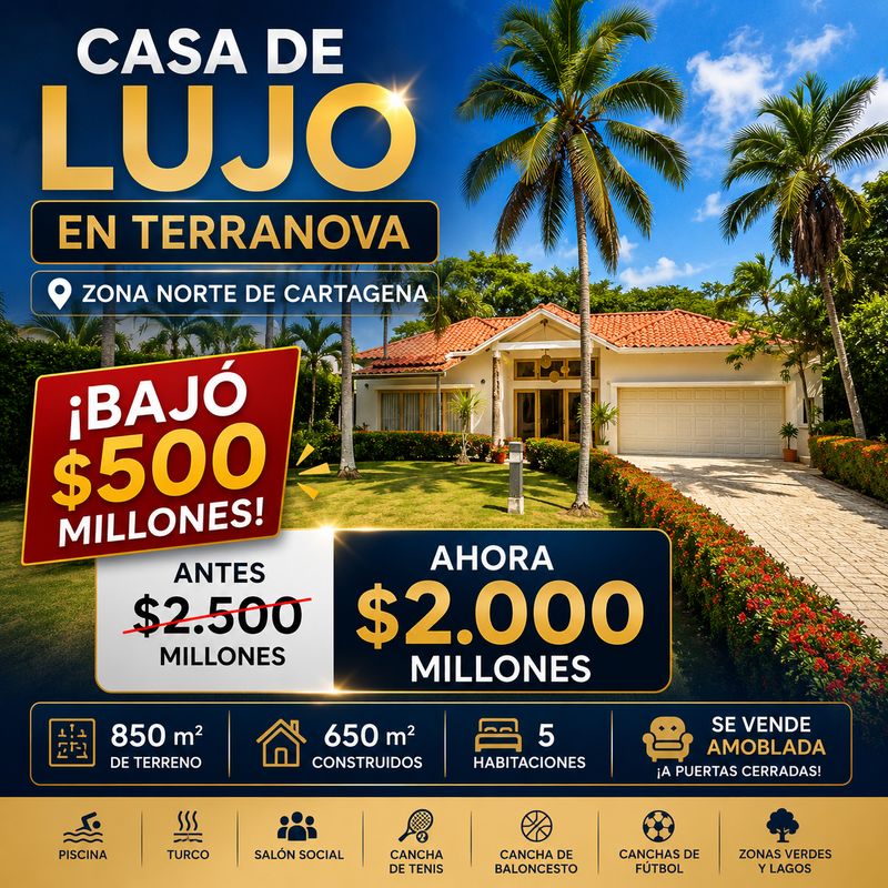 CASA DE LUJO EN TERRANOVA | ZONA NORTE CASA DE LUJO EN TERRANOVA | ZONA NORTE
