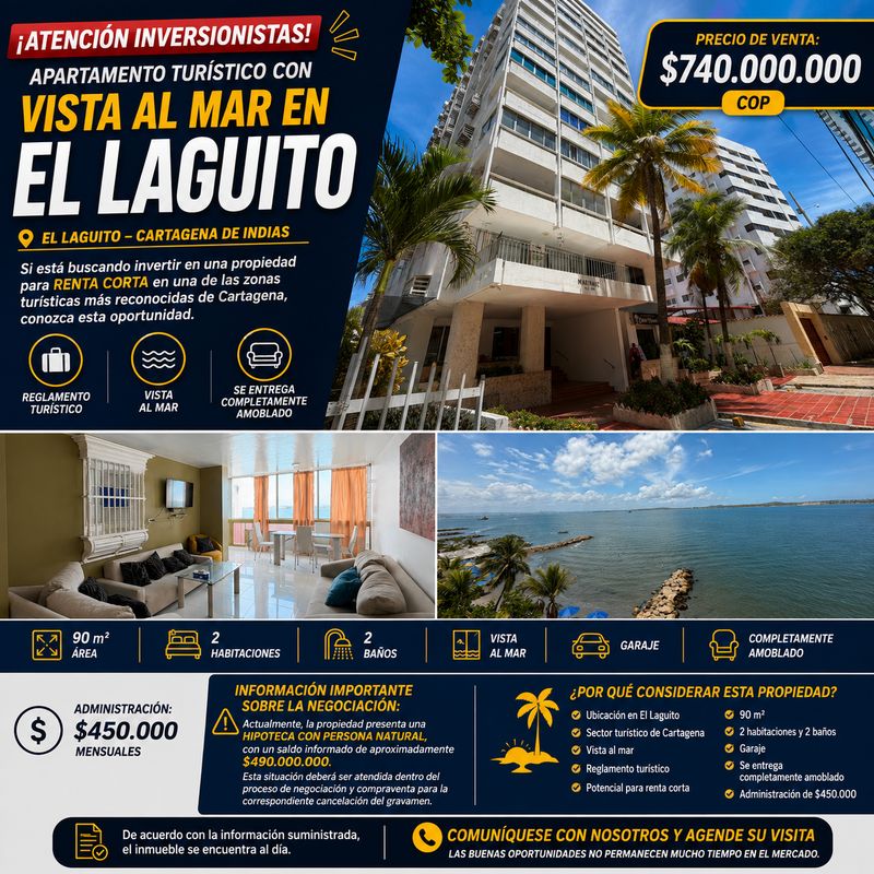 VENTA DE APTO EN EL LAGUITO TURÍSTICO VENTA DE APTO EN EL LAGUITO TURÍSTICO