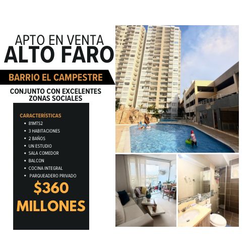 APTO EN ALTO FARO | BARRIO EL CAMPESTRE