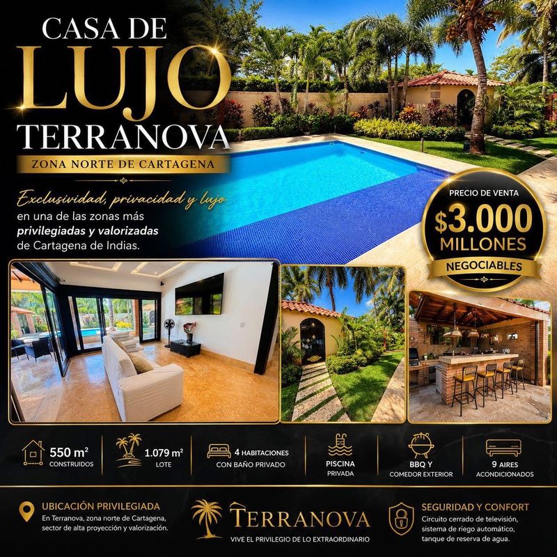 CASA DE LUJO EN TERRANOVA | ZONA NORTE