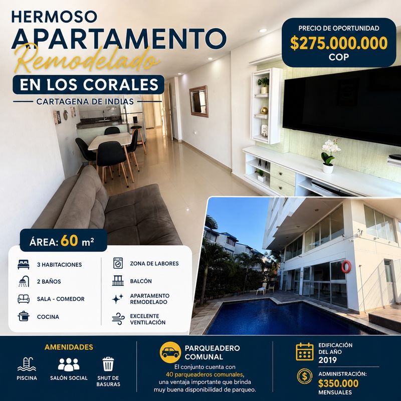 APTO EN VENTA EN LOS CORALES APTO EN VENTA EN LOS CORALES