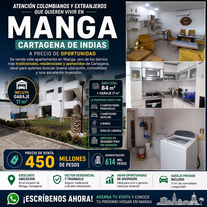 VENTA DE APTO EN MANGA VENTA DE APTO EN MANGA
