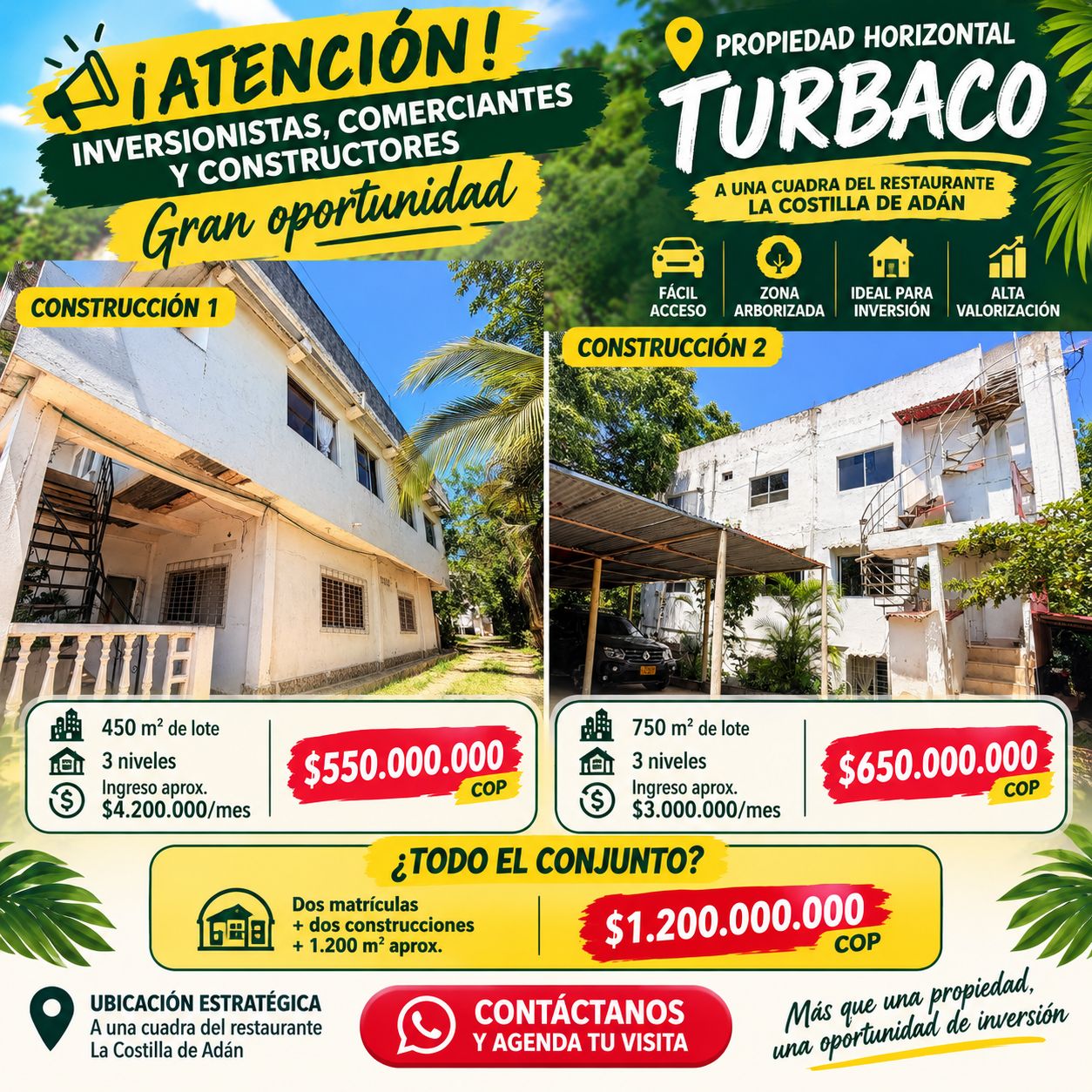 VENTA DE PROPIEDAD HORIZONTAL EN TURBACO VENTA DE PROPIEDAD HORIZONTAL EN TURBACO