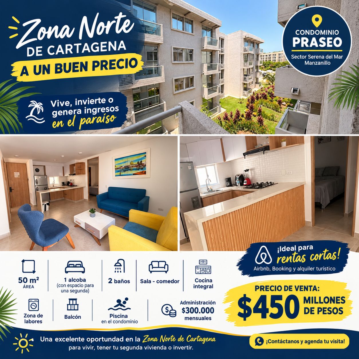 VENTA DE APTO EN PRASEO | ZONA NORTE VENTA DE APTO EN PRASEO | ZONA NORTE