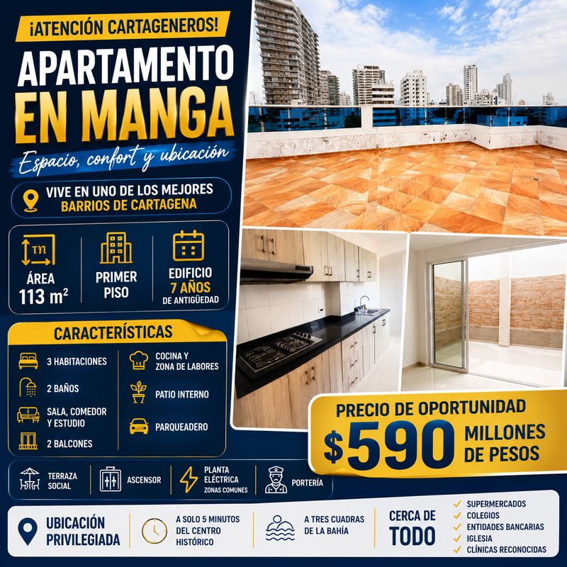 APTO EN VENTA EN MANGA APTO EN VENTA EN MANGA