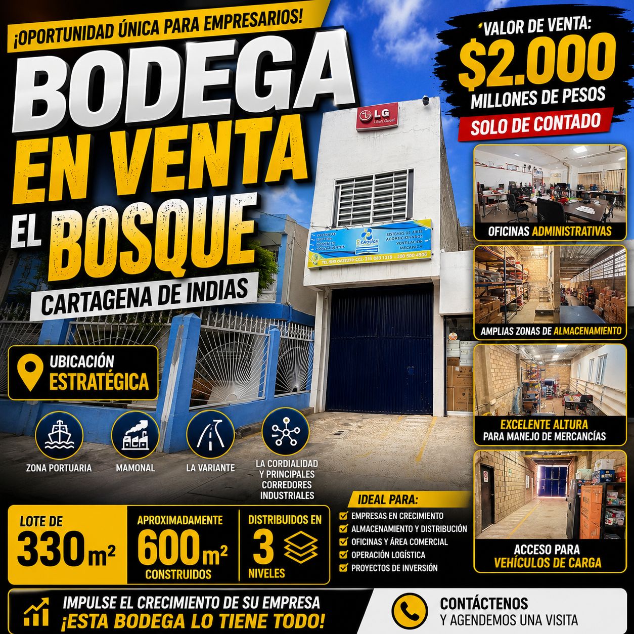 VENTA DE BODEGA EN EL BOSQUE VENTA DE BODEGA EN EL BOSQUE