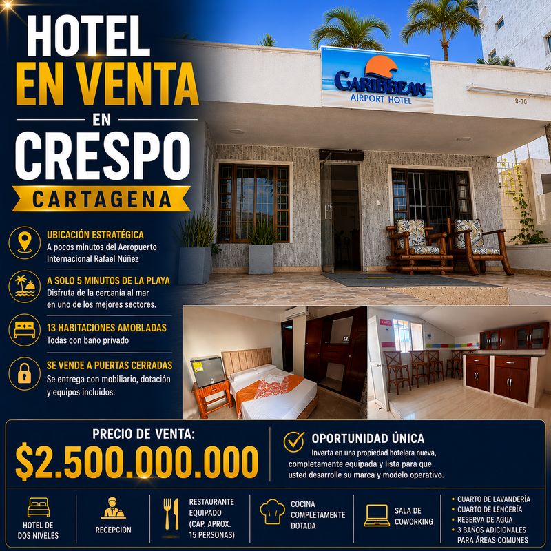 VENTA DE HOTEL EN CRESPO
