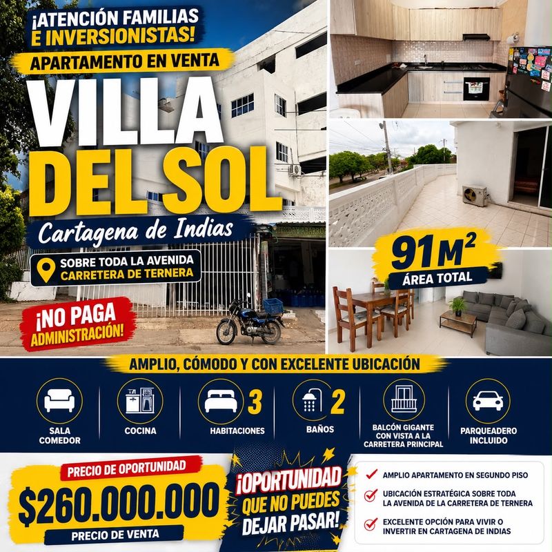 APTO EN VILLA DEL SOL | VÍA TERNERA