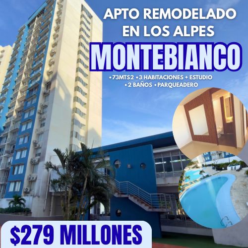 APTO SÚPER REMODELADO EN MONTEBIANCO