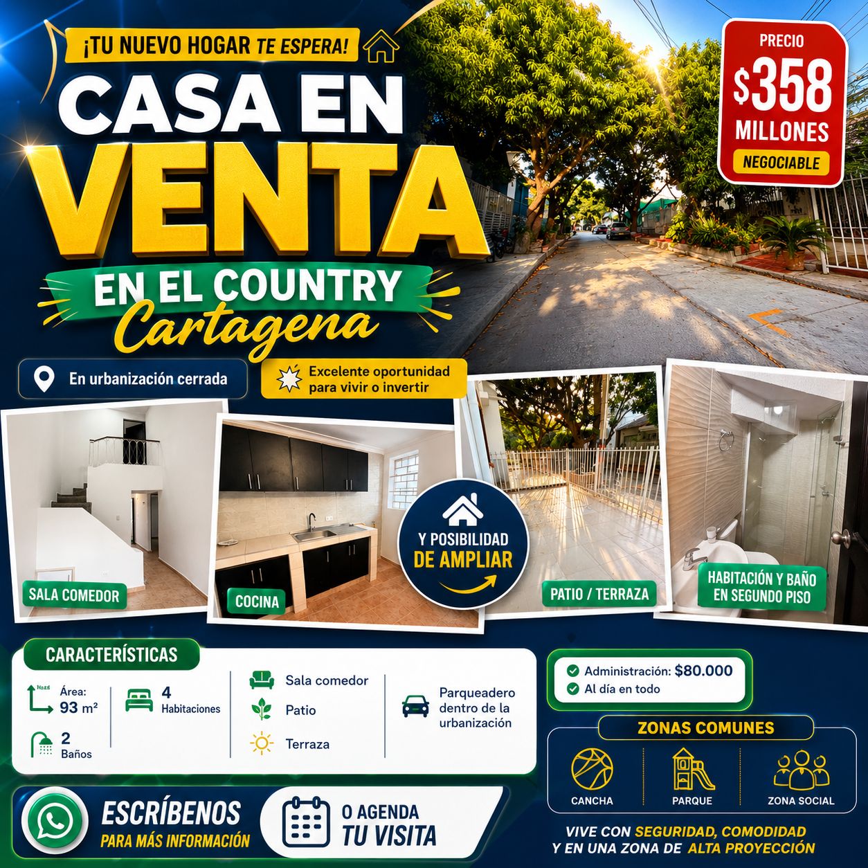 CASA EN VENTA EN EL COUNTRY