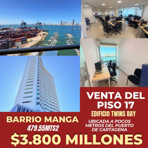 VENTA DEL PISO 17 EDIFICIO TWINS BAY MANGA