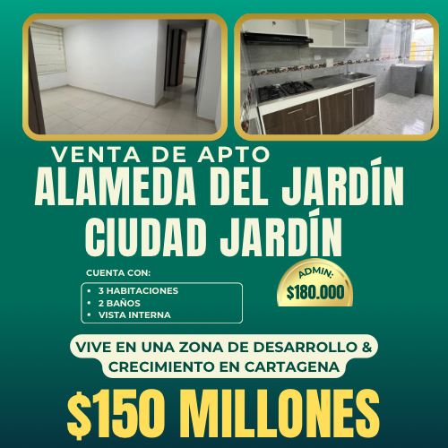 VENTA DE APTO EN CIUDAD JARDÍN | ALAMEDA DEL JARDÍN