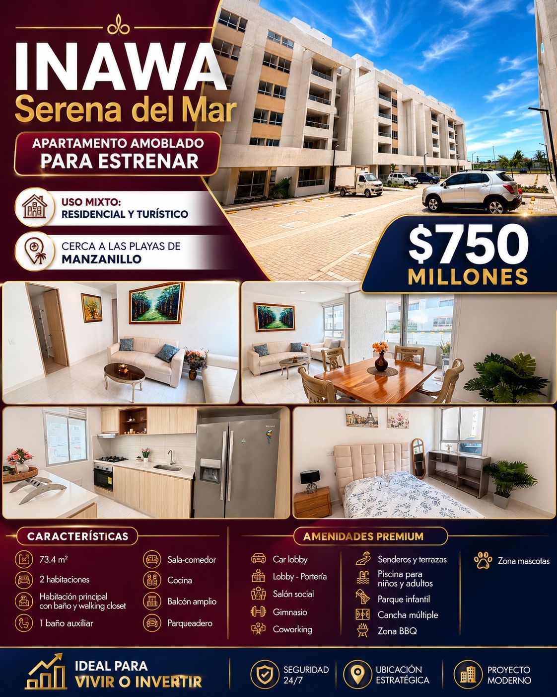 APTO USO MIXTO INAWA SERENA DEL MAR