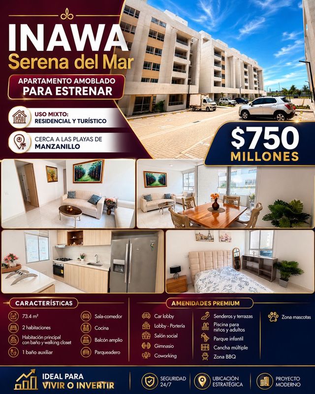 APTO USO MIXTO INAWA SERENA DEL MAR