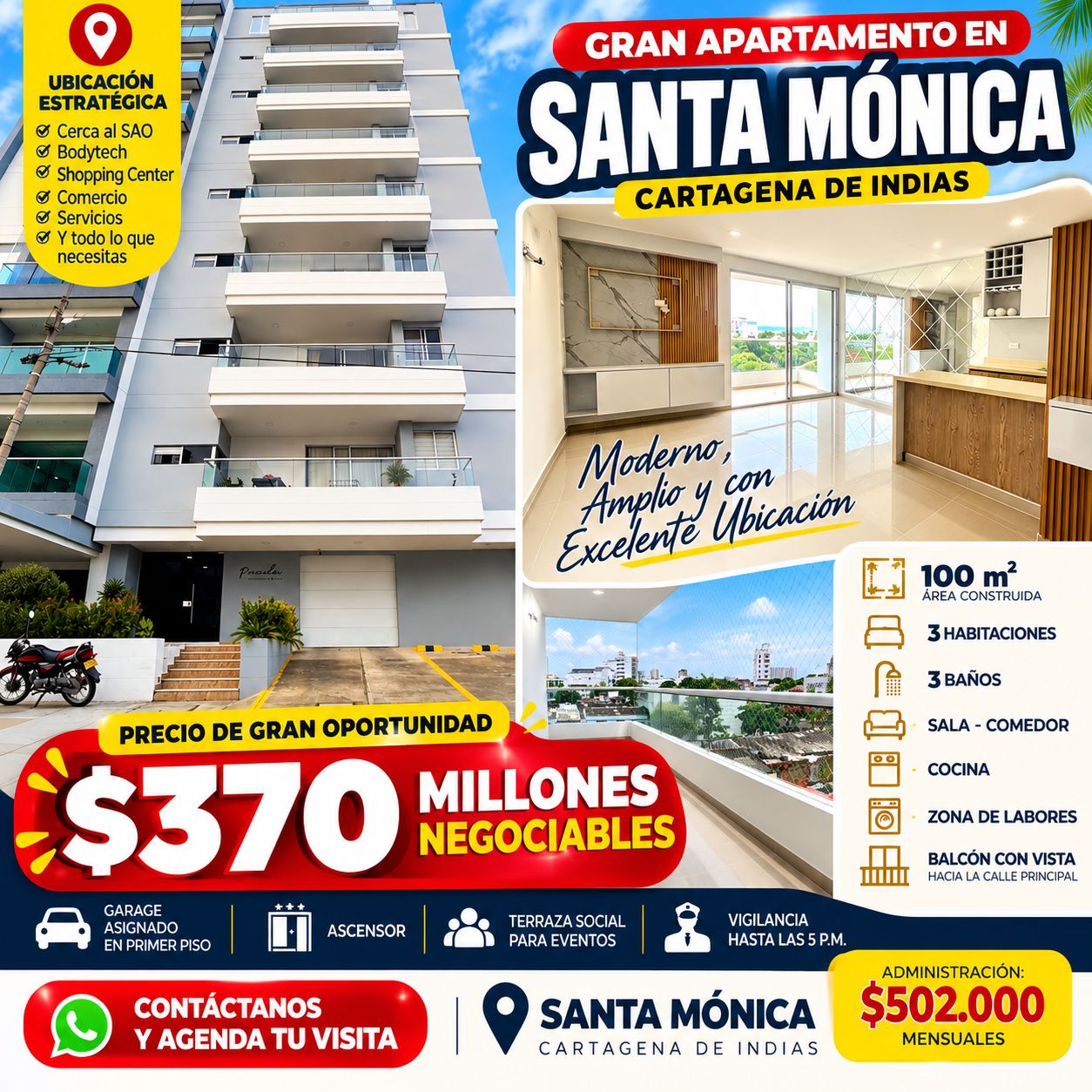 APTO EN SANTA MÓNICA EN VENTA