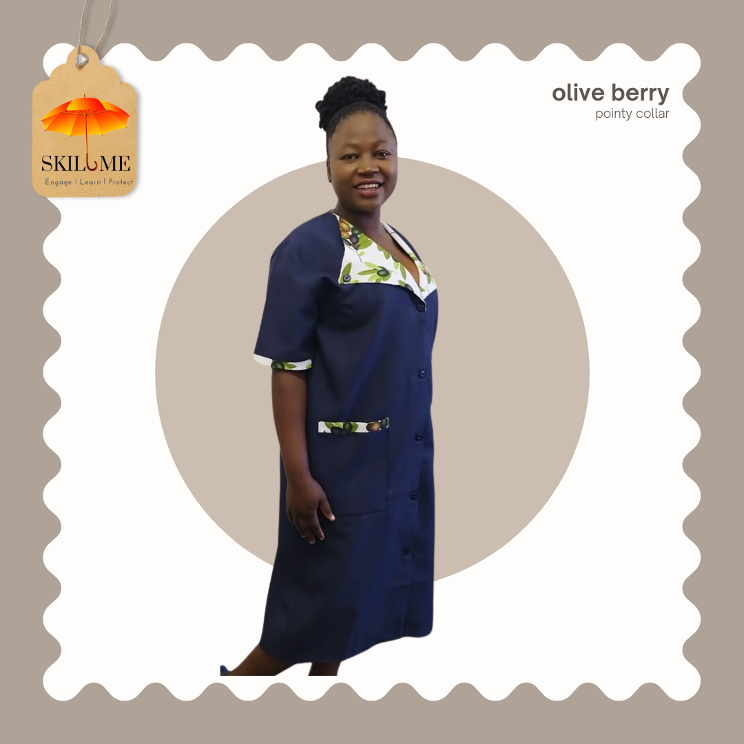 OLIVE BERRY POINTY COLLAR UNIFORM