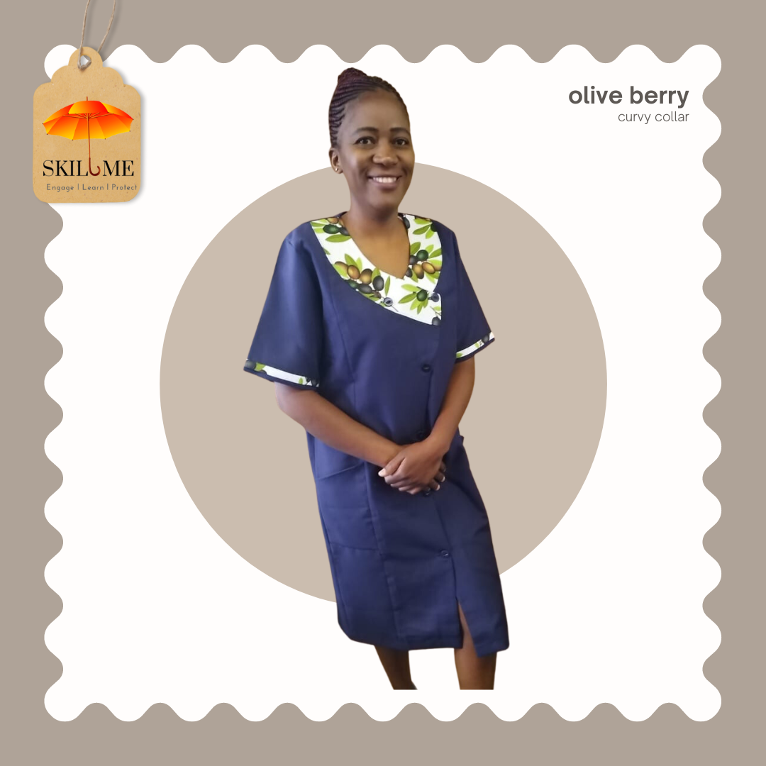 OLIVE BERRY_CURVY COLLAR