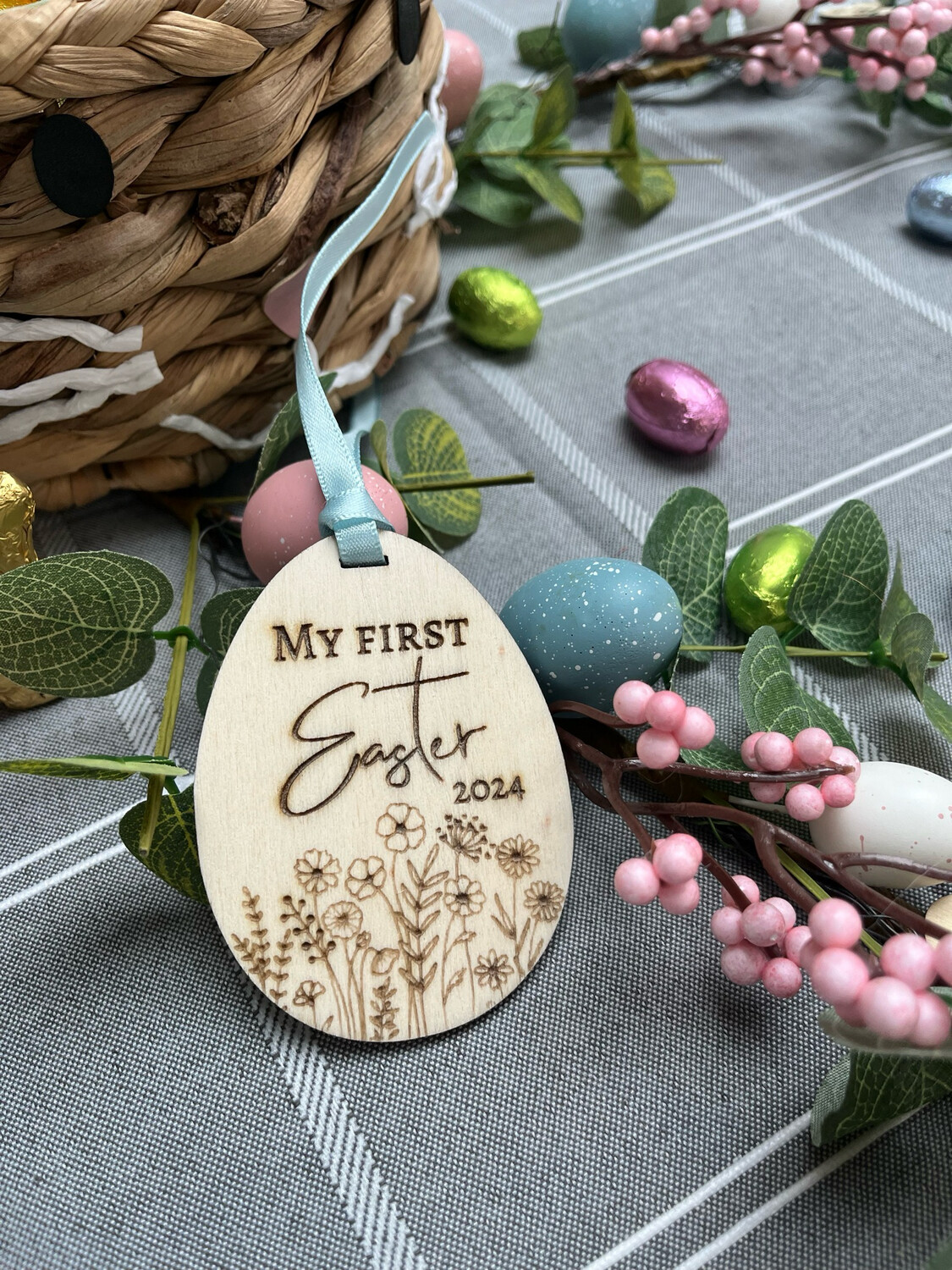 My First Easter Basket Tag/photo Prop
