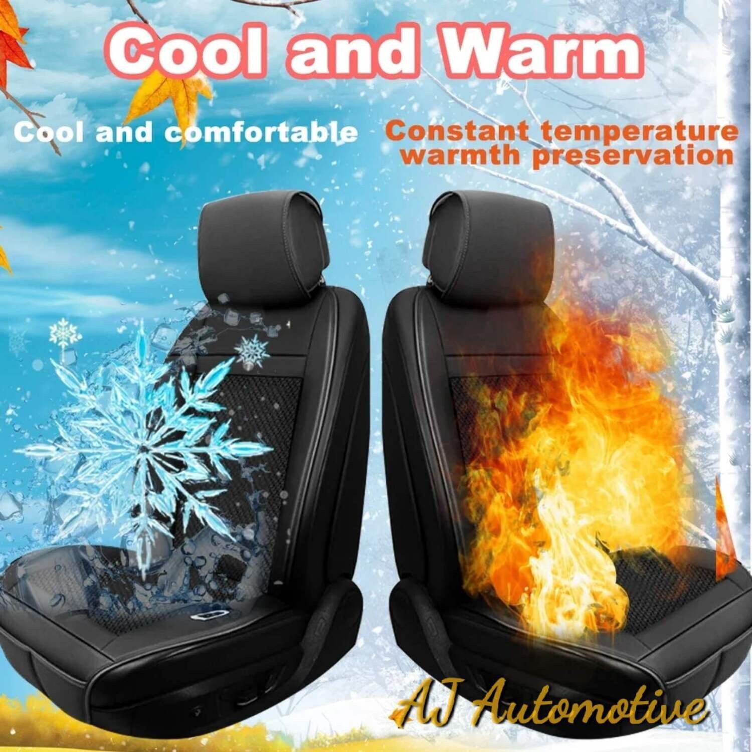 Luxury Heated &amp; Cooling Massage Seat Covers