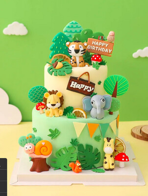Top Cake Animales de la selva