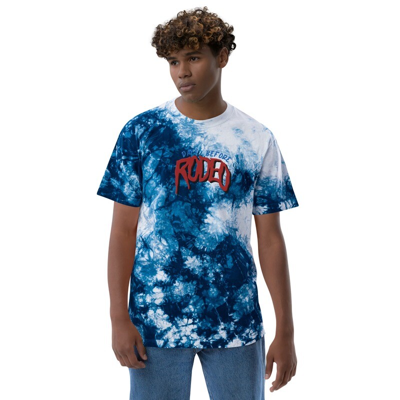 Days Before Rodeo embroidered tye-die tee (FREE SHIPPING)