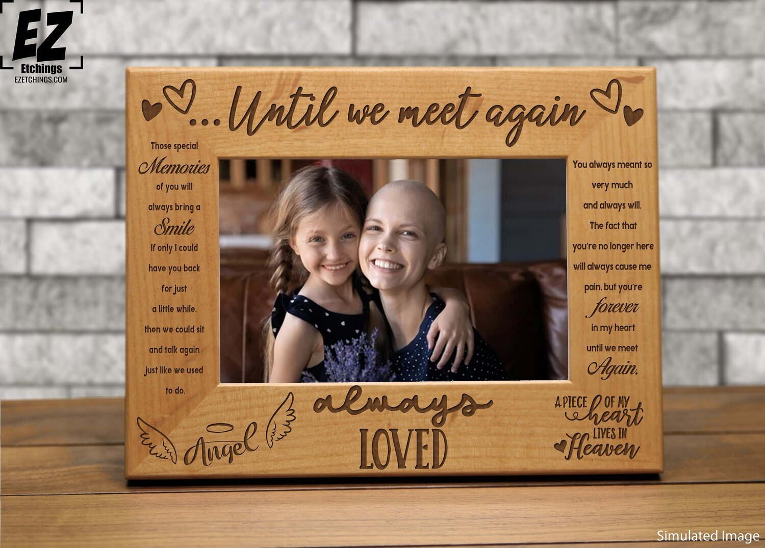 Memorial Frame- Until we meet again - Heaven - Friend - Family