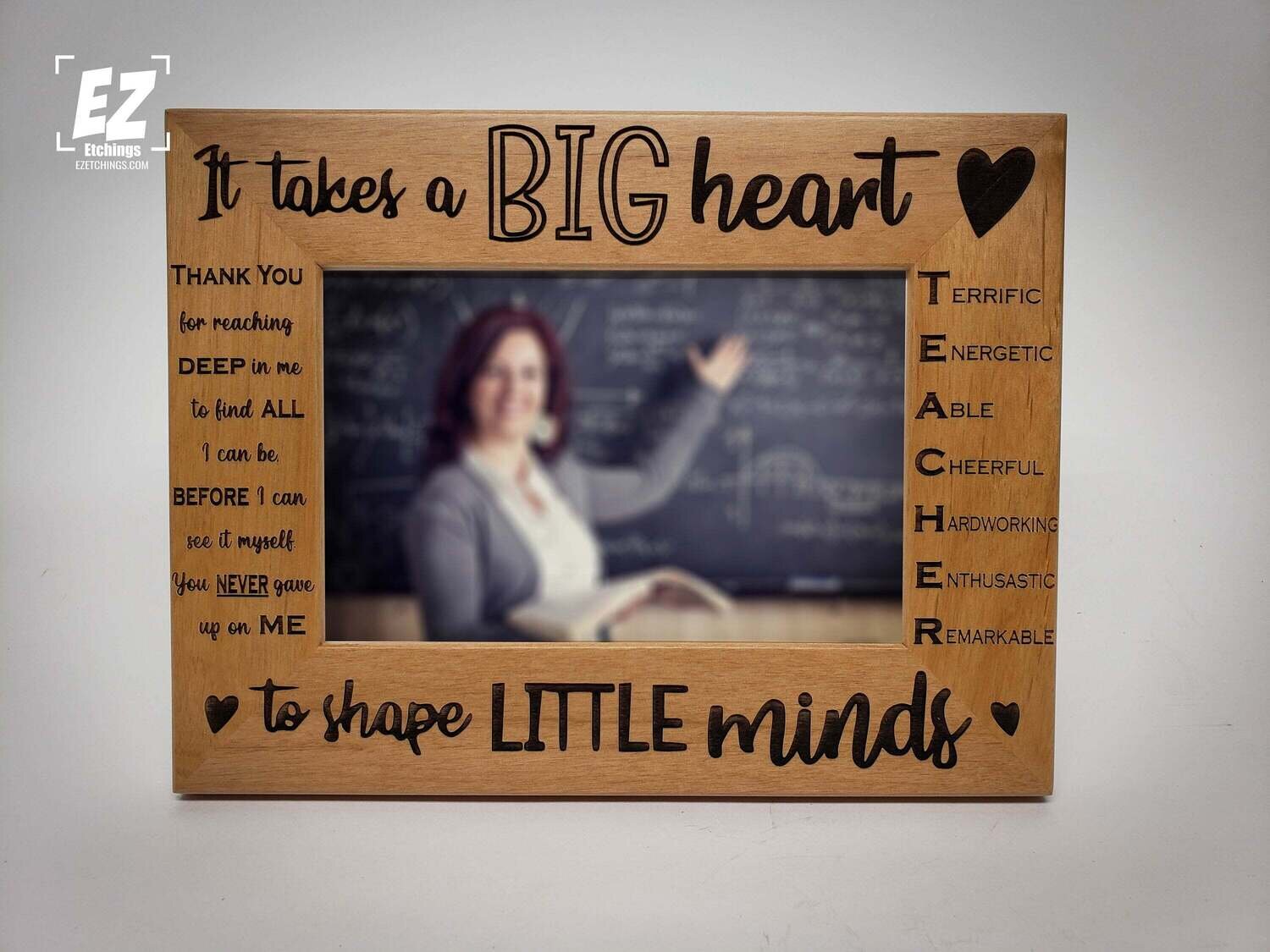 It Takes a Big Heart to Shape Little Minds - Teacher Appreciation Gift