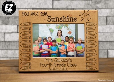 Custom Teacher Appreciation - You are our sunshine
