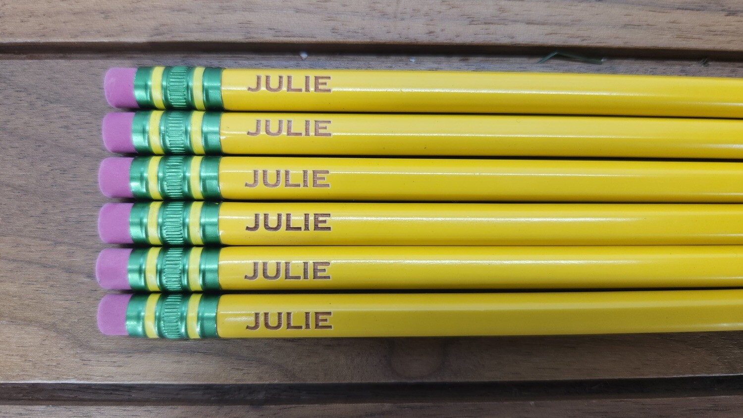 Ticonderoga Sharp/Un-Sharp #2 Pencils with Laser Engraved Name