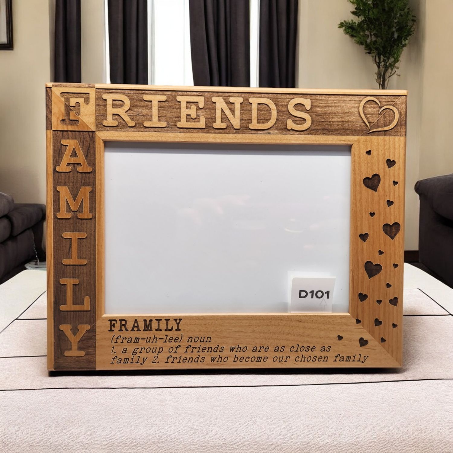 Framily Picture Frame | Friends are Family | Gift for Friend | Friendship | Family Friends | Best Friends | 5x7 Size Frame