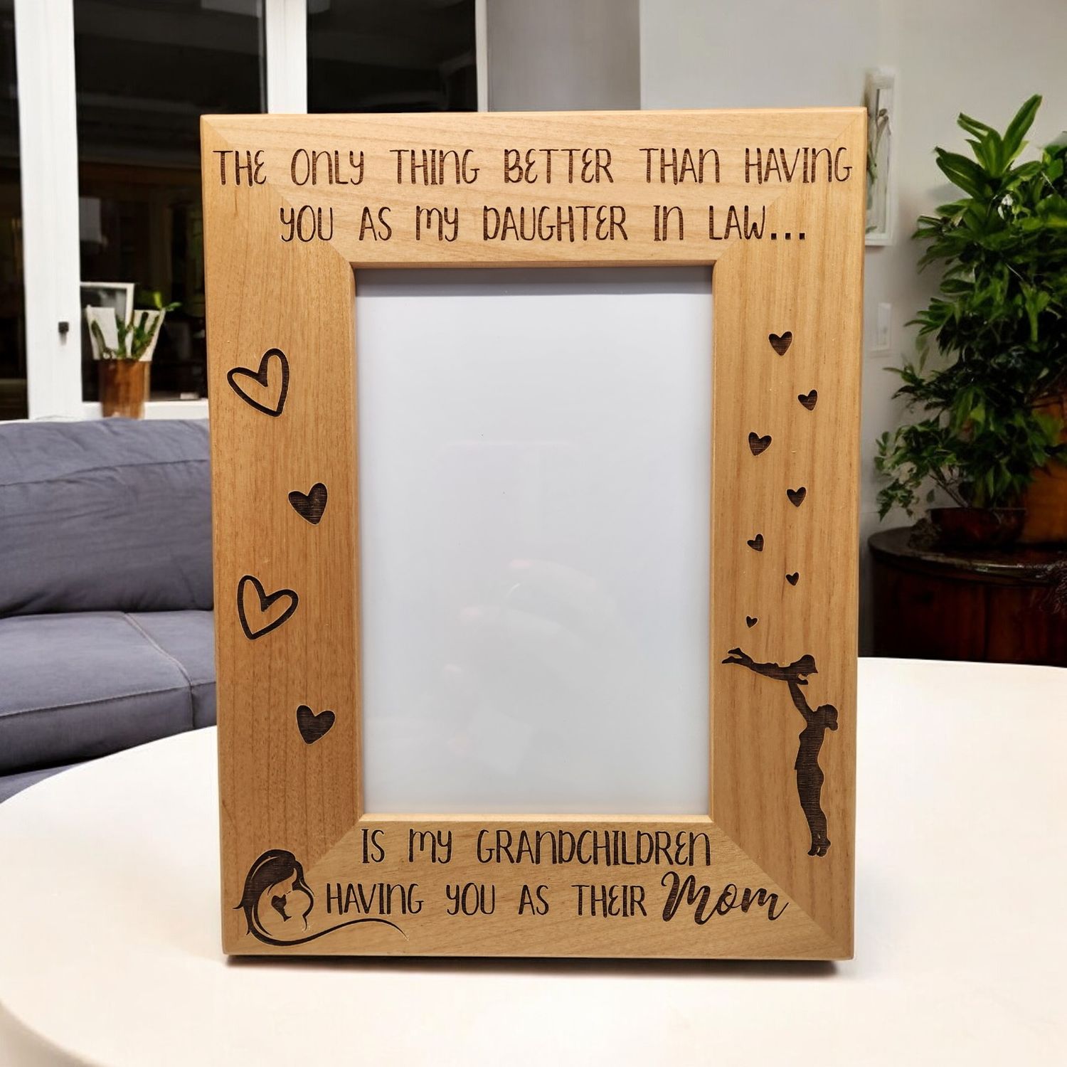 Only Thing Better Than Having You as My Daughter In Law | Mother&#39;s Day gift | Birthday| Gift for Daughter in Law | Gift from Mother in Law | 4x6 Portrait Sized Frame