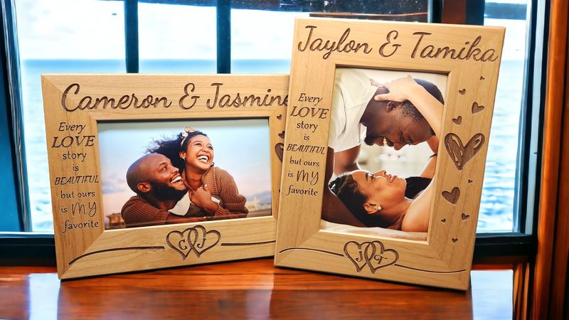 Couples | Custom Picture Frame |  Every Love Story is Beautiful | Valentines Day Gift | Anniversary Gift | Wedding Gift | Husband-Wife Gift