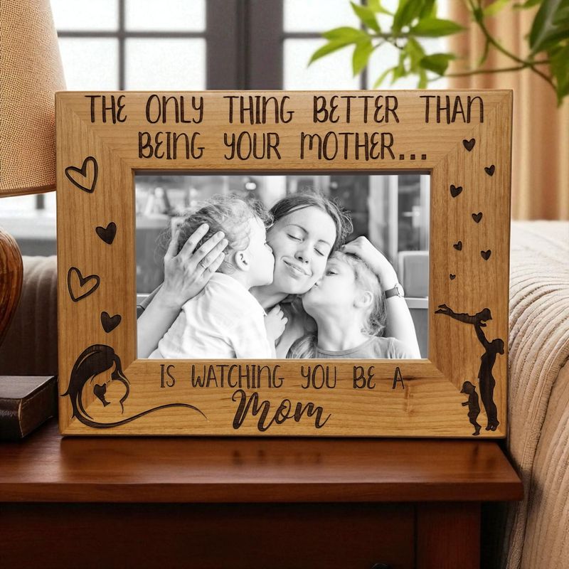 Mom Picture Frame | The Only Thing Better Mother | Picture Frame | Mother&#39;s Day gift | Gift for and from Mom | Mothers Day for Daughter