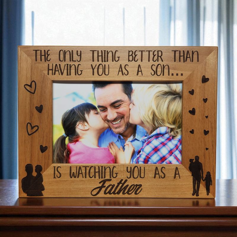 The Only Thing Better Than Having you as a Son is Watching you as a Father | Gift for Son | Gift from Parent | Father&#39;s Day Picture Frame