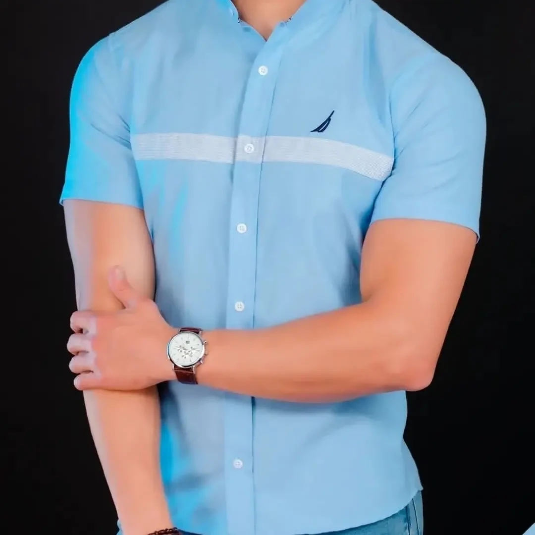 Camisa Náutica Cuello Chino