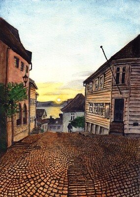 SKUTEVIKEN - Bergen 15 x 20 cm