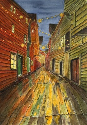 JUL I BREDSGÅRDEN - 15 x 20 cm