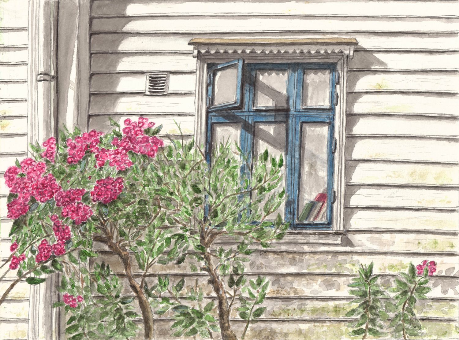 BERGENSIDYLL - 30 x 40 cm