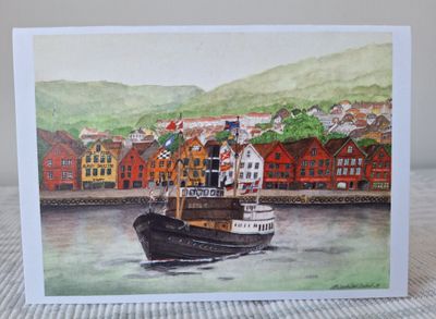 Kort - Dampen ved Bryggen