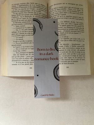 Marque page “Born to live in…”