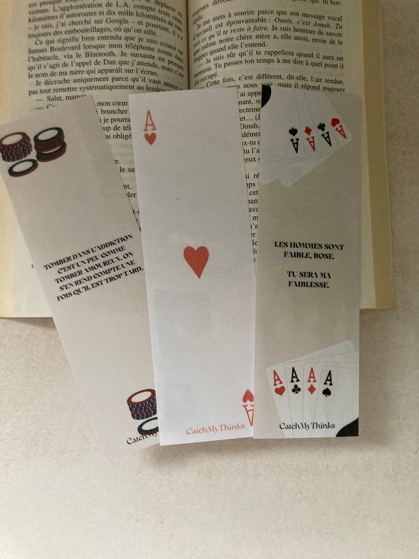 Marques pages “L’as de cœur ♥️“