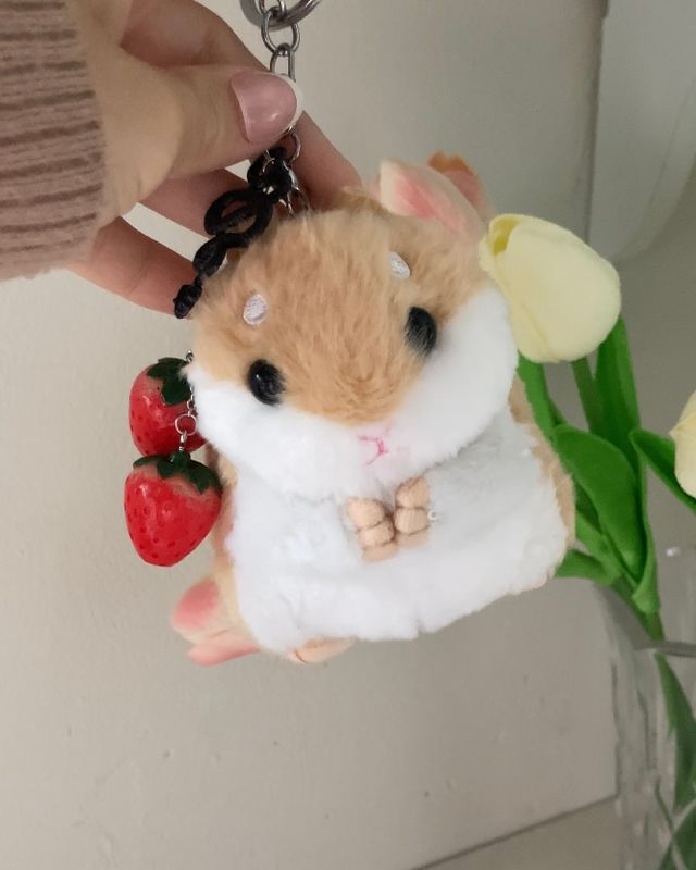 Porte clé “Rufus&quot; 🐹🍓🐍