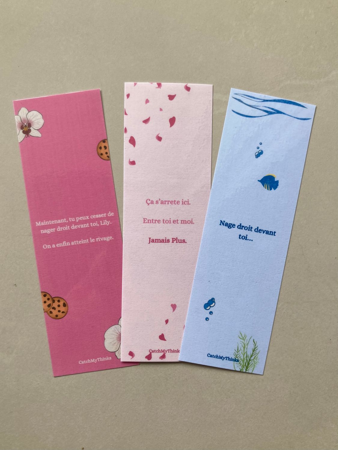 Marque page « Jamais plus🌸 »