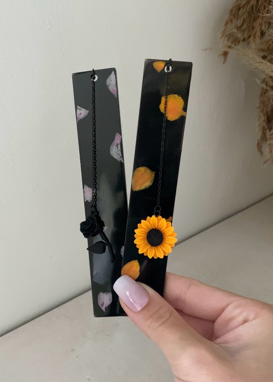 Marque page Black Blossom 🌻🥀
